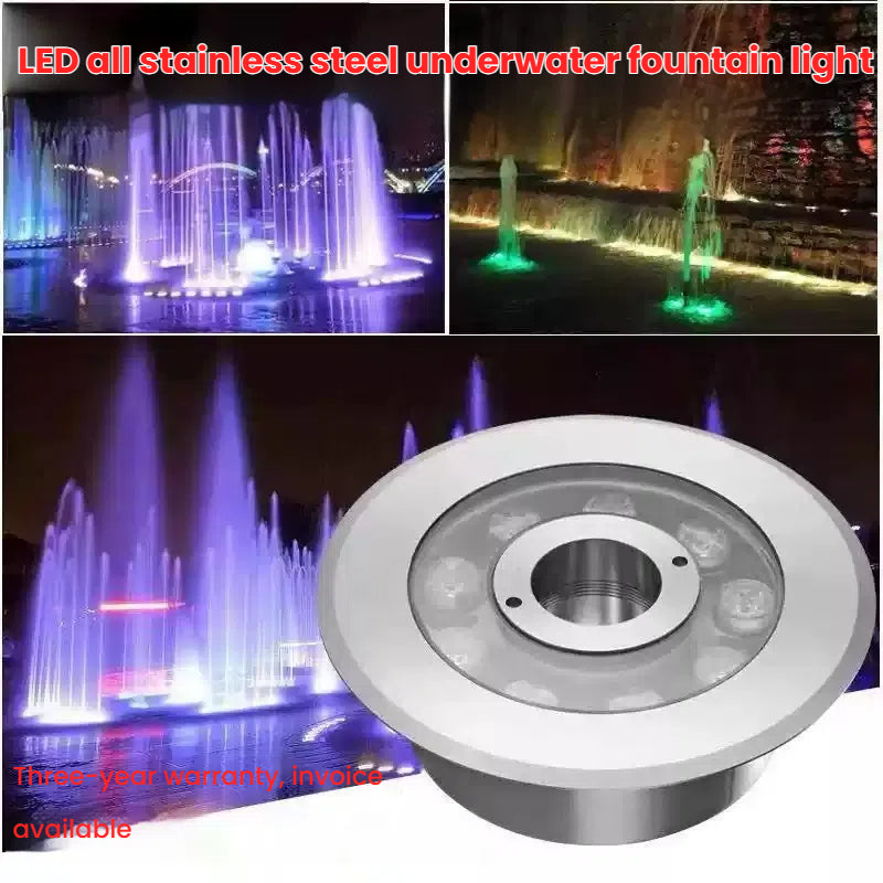 Custom LED Fountain Light for Landscape & Water Feature Projects