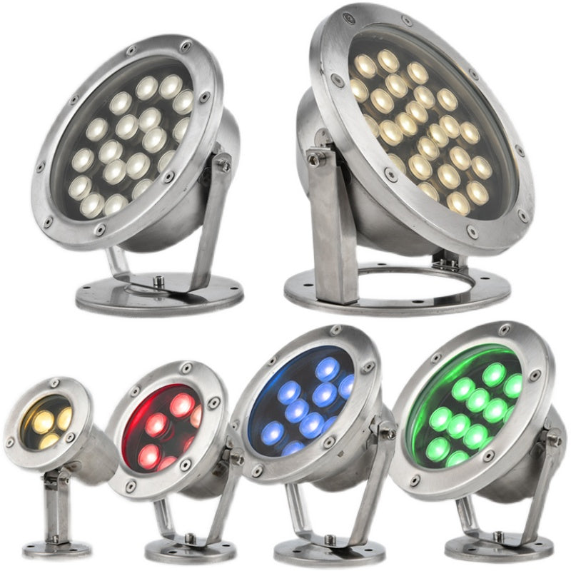 Heavy-Duty LED Underwater Light | IP68 for Landscape & Architectural Projects