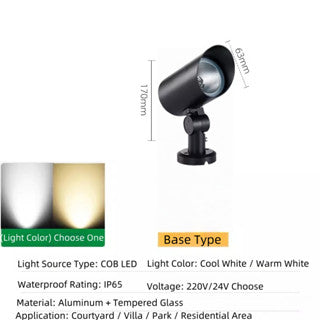 Custom Outdoor Tree Spotlight – 12V/24V Low Voltage LED Uplight