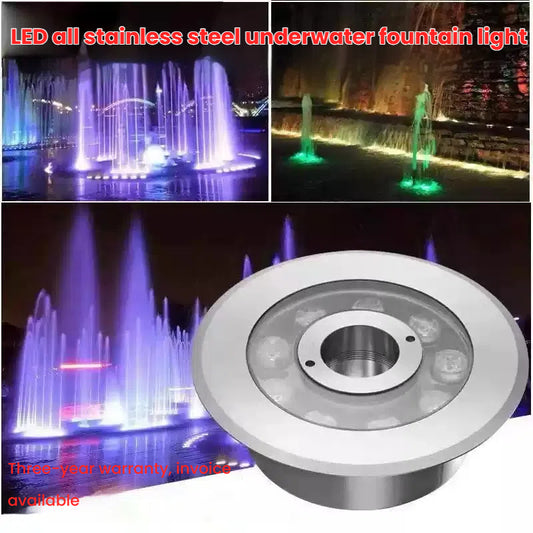 Custom LED Fountain Light for Landscape & Water Feature Projects