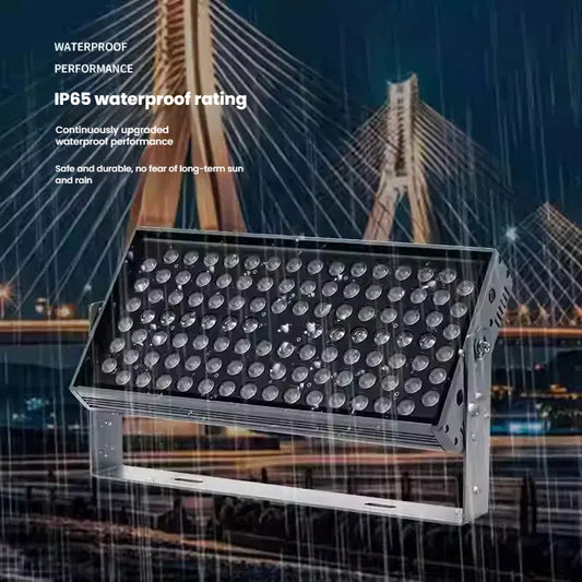200W LED Flood Light Outdoor Waterproof High Brightness Energy-Saving Spotlight for Billboard Garden Lighting