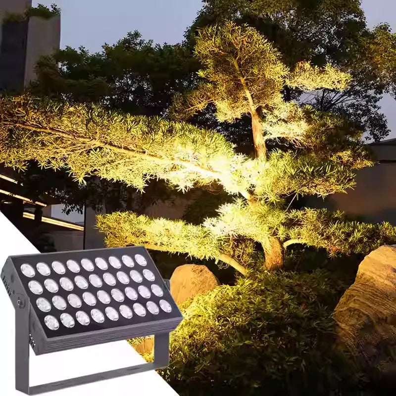 200W LED Flood Light Outdoor Waterproof High Brightness Energy-Saving Spotlight for Billboard Garden Lighting